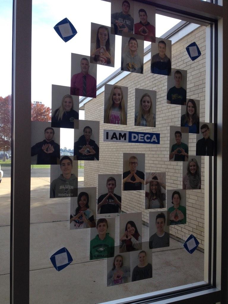 OFHSDeca's tweet image. Thanks to @chickendunk for this display of everyone in orchard farm DECA!