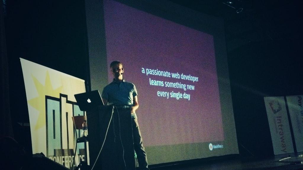 alemohamad's tweet image. &quot;a passionate web developer learns something new every single day&quot;
#PHPConfAr @fabpot