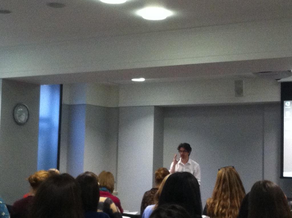 DECRarthistory's tweet photo. @ExploreWellcome own Danny Rees talks on Duchenne &amp; 'electric' emotions: #NV2014 http://t.co/D3i6m4P7Fl
