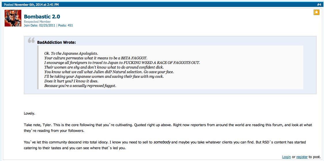 RaeCattach's tweet photo. @rudderhouse @YourAnonCentral @rsdnation Ooh... Here's another one #takedownjulienblanc #takedownRSDnation http://t.co/inalqBJjnc