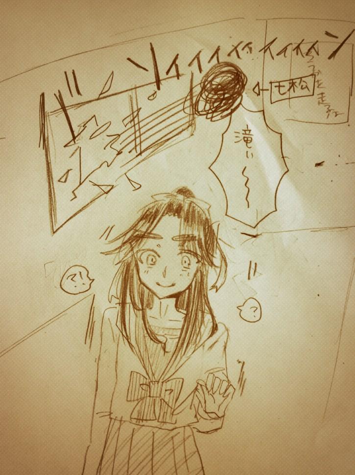 おとなりの学校に通う滝ちゃんに会いたくて窓眺めてたら偶然滝ちゃんが通りかかったから強行突破する七松先輩(現パロ)
七松先輩ただの毛玉(描く気ない) 
