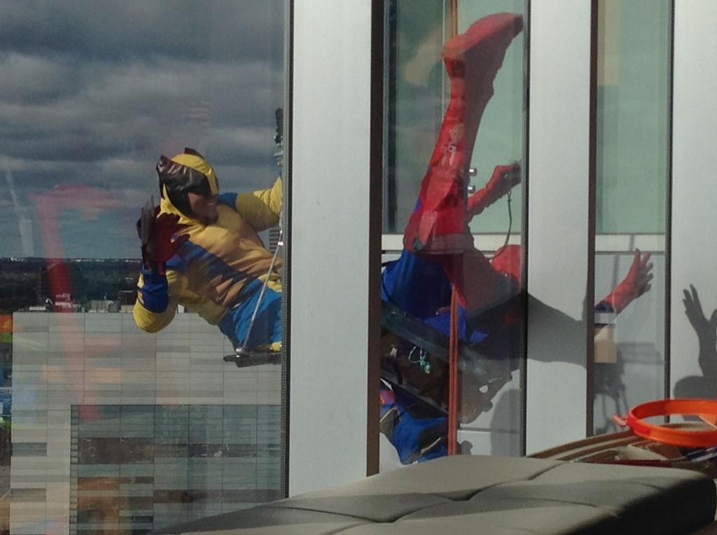 Wolverine and Spiderman