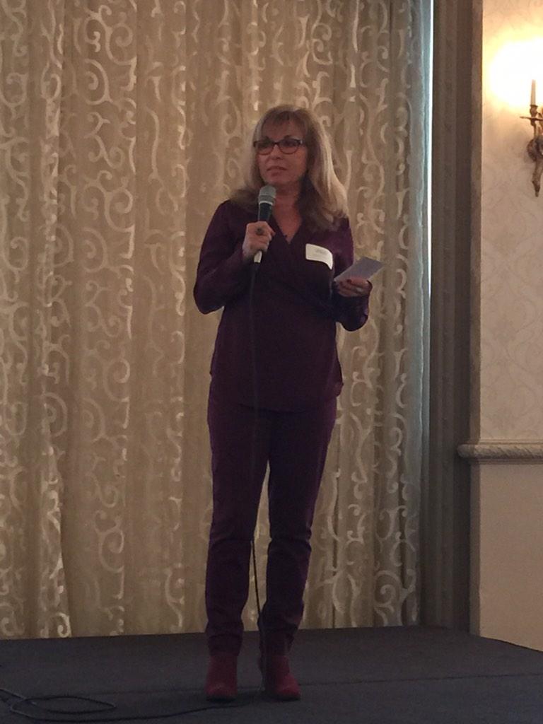 ckrusch's tweet image. @carolanndes Getting emotional at #SmallBizBootCamp