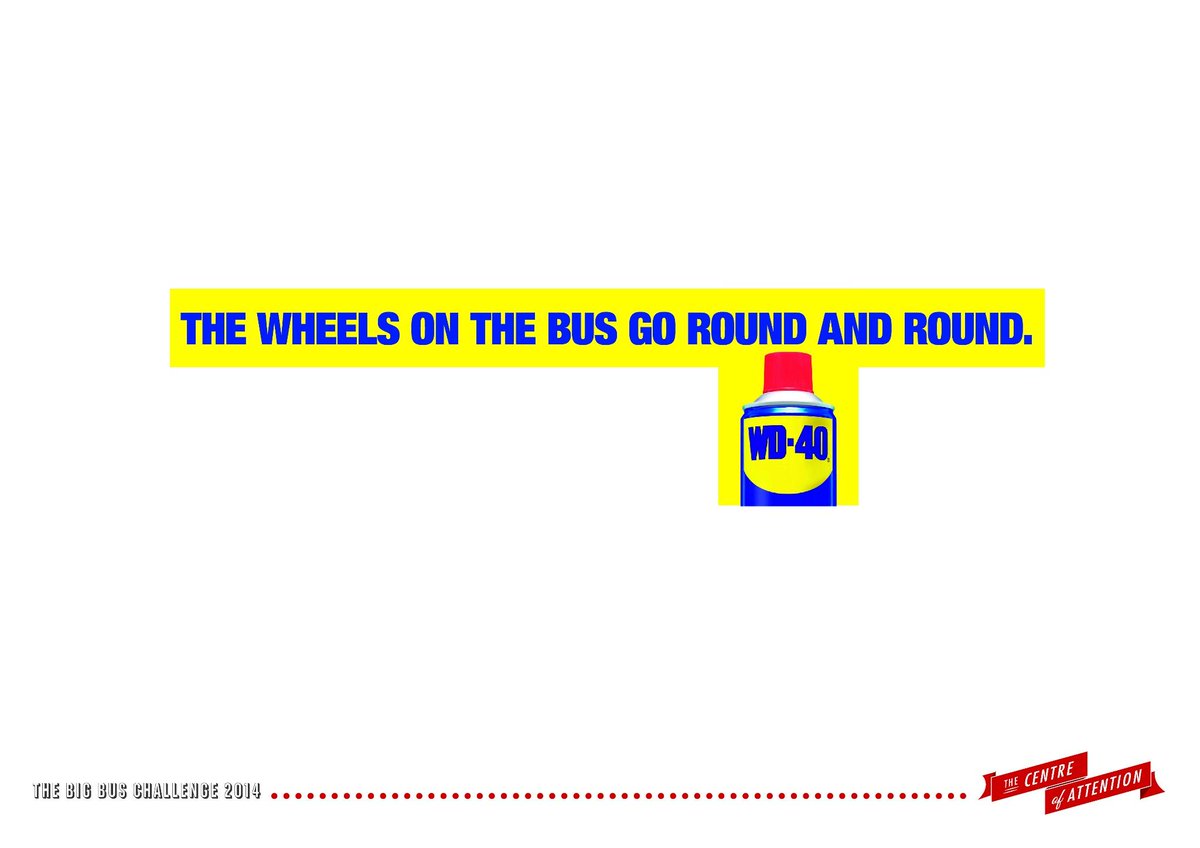 cogent_agency's tweet image. Our @OriginalWD40_UK work for the #BigBusChallenge