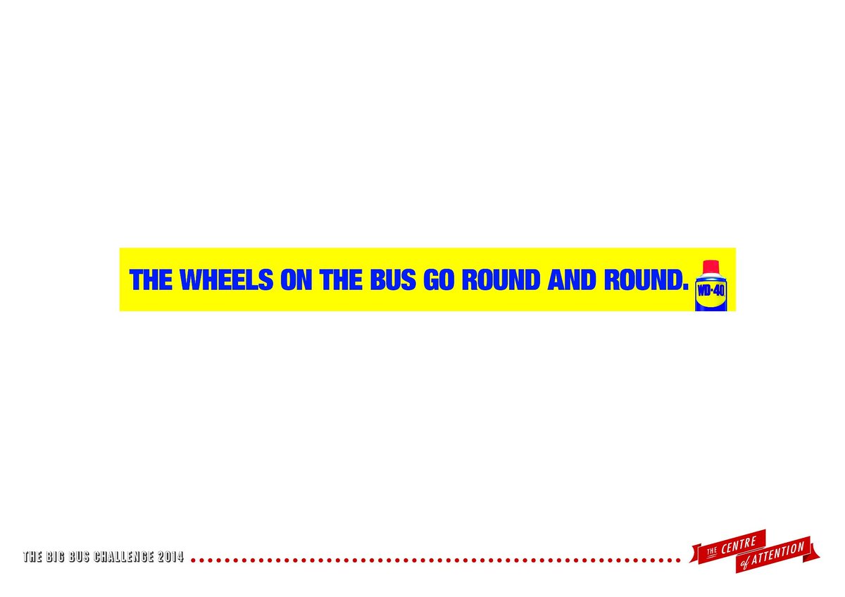cogent_agency's tweet image. Our @OriginalWD40_UK work for the #BigBusChallenge