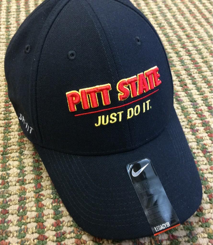 PittStateGear's tweet photo. Free Hat Friday! RT and Follow for a chance to win this @pittstate @Nike hat. You can find them at @PittStateBooks! http://t.co/9On42upq9x