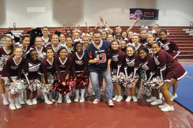 FOX13News's tweet photo. Pics & videos from today's #MyFoxPrep rally at @wiregrassRanchH. Thanks for having us! http://t.co/YHp2stxiwl http://t.co/ckDxKaP7zp