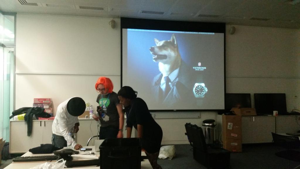 freeformers's tweet photo. Such prep. Much wig. Wow. #UploadLive #prep #gettingwiggy #doge @Digitaleagles http://t.co/aqRYLRmSV0