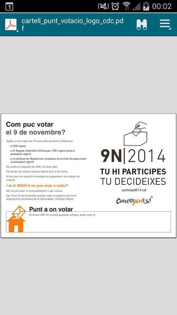 Avui carpa informativa #9N2014 al mercat del #Vendrell.Defensem el #dretadecidir dels catalans i catalanes.#SÍSÍ