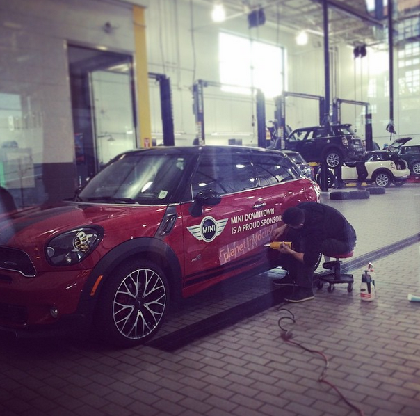 PlanetinFocus's tweet photo. Big love to @MINICanada for our sweet ride for our environmental film fest! #PIF2014 Tickets http://t.co/O1iyplzKIO http://t.co/dnJR3WRat6