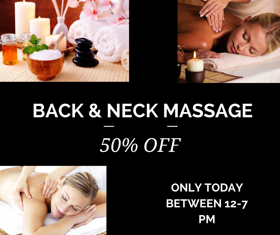 butysalon's tweet photo. Back and Neck Massage - 50% OFF ONLY TODAY!!! http://t.co/vaL4XrayO9