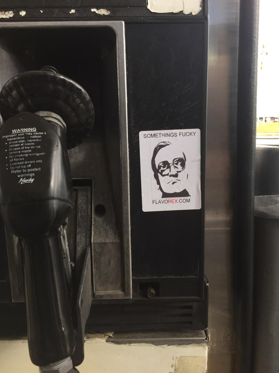 doomgotbeats's tweet photo. Just moved to MD and saw this @flavorexbrand sticker on a gas pump. HA-LARIOUS, made my whole day! http://t.co/bQC3s0b4zl