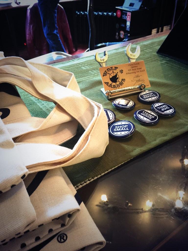 <a href="/wolfandarrows/">Wolf and Arrows</a> is ready for #ShopSmall and so are we. Don't forget Nov 29th is small business Saturday.