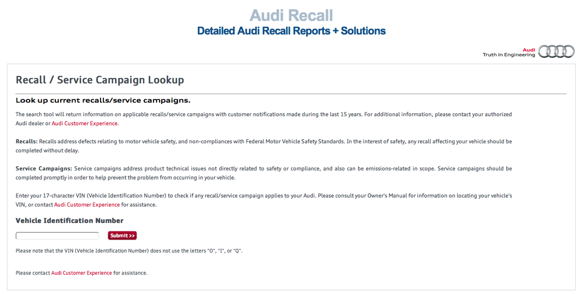 AudiRecall's tweet photo. Visit http://t.co/nCfqdF5PIr to see that your Audi updates, service bulletins and recalls are up to date. @AudiOnline http://t.co/fqiVqNhMto
