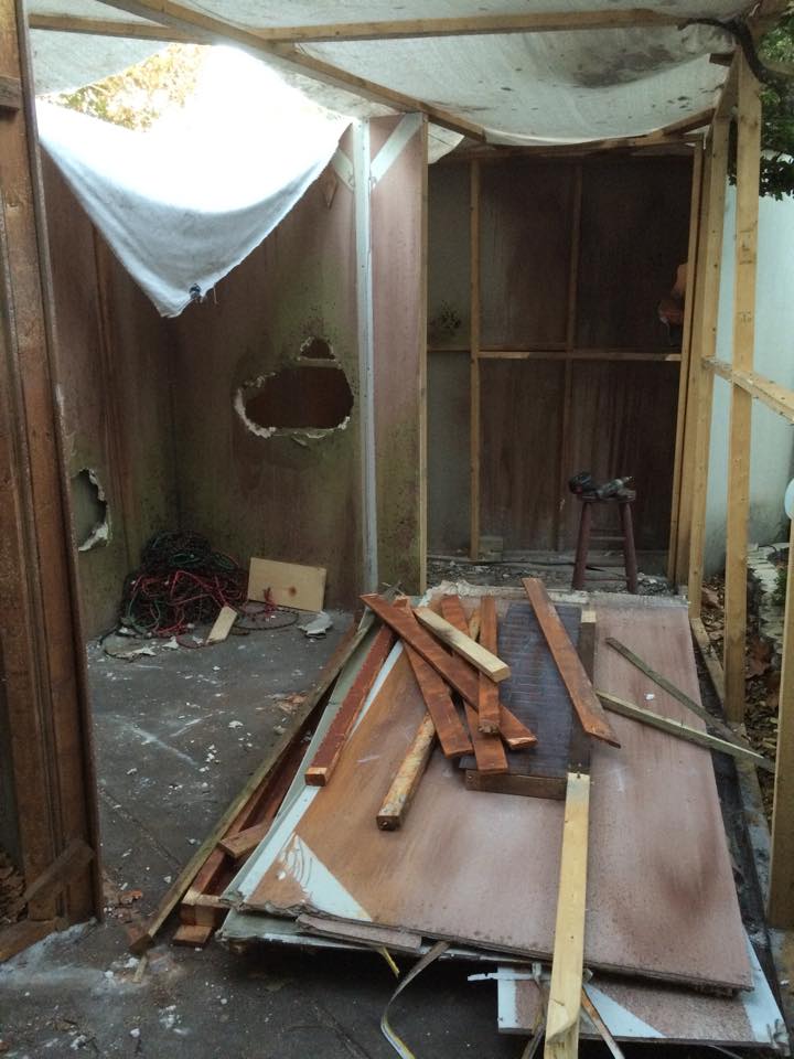 RadleyHaunt's tweet photo. Saddest day of the year is here. Dr. Radley's humble abode is being torn down. Fear not. There is much more to share. http://t.co/CU34vC72MX