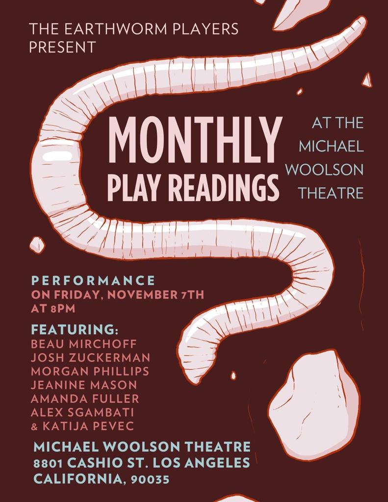 amandafuller27's tweet photo. .T O N I G H T . the earthworm players strike again. #supportLAtheatre! #itsFREEEE!!! πππ http://t.co/Can8jhISvO