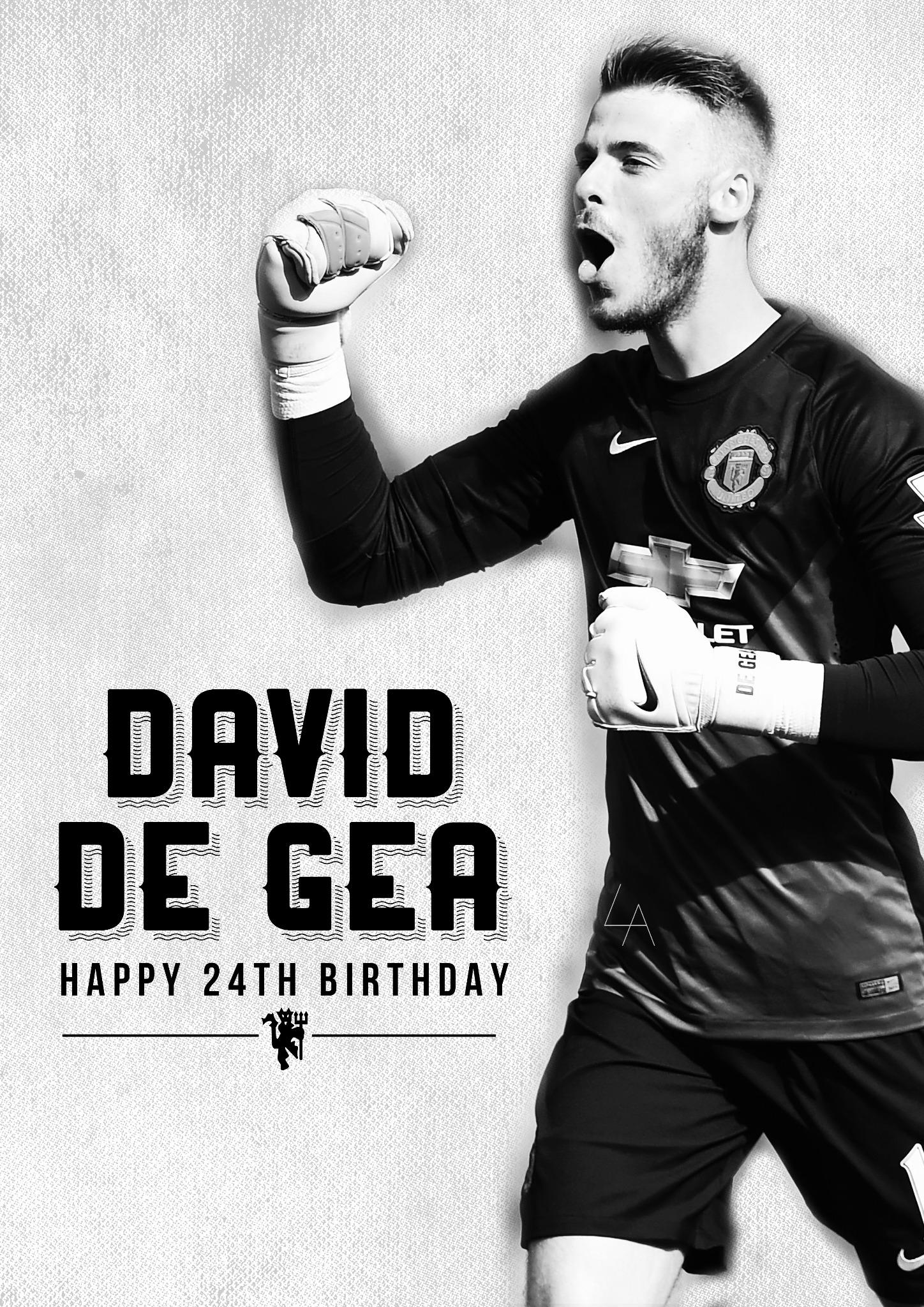 Happy 24th Birthday, David de Gea! (   