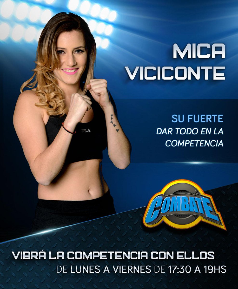 combatearg's tweet image. Combate se vive! @MicaViciconte