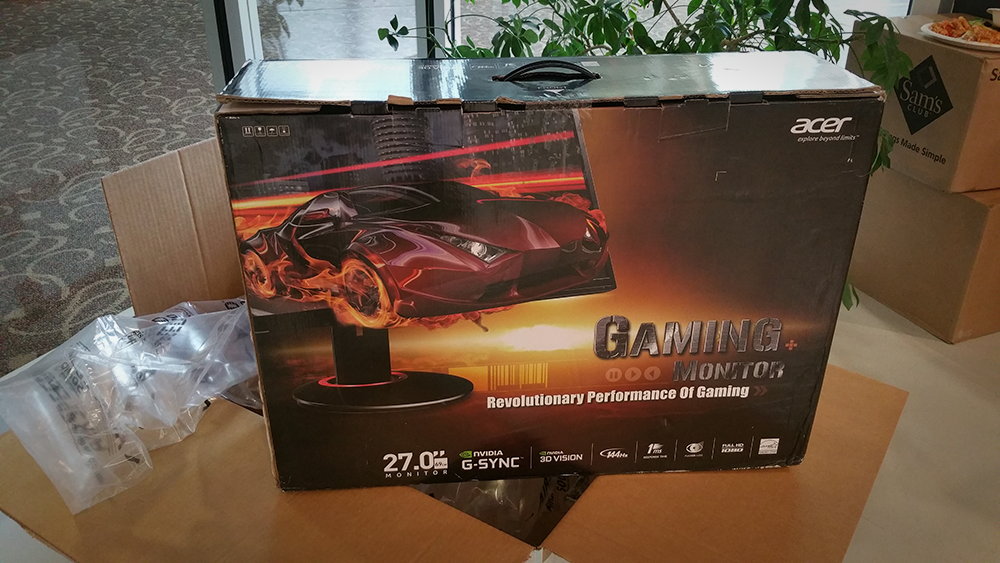 SrgntBallistic's tweet photo. I <3 @NVIDIAGeForce and @Acer. Thanks for this awesome 27" G-Sync Monitor! #Game24 #Mod24 #NewVideosSoon #SilkySmooth http://t.co/MI92Hd3FV1