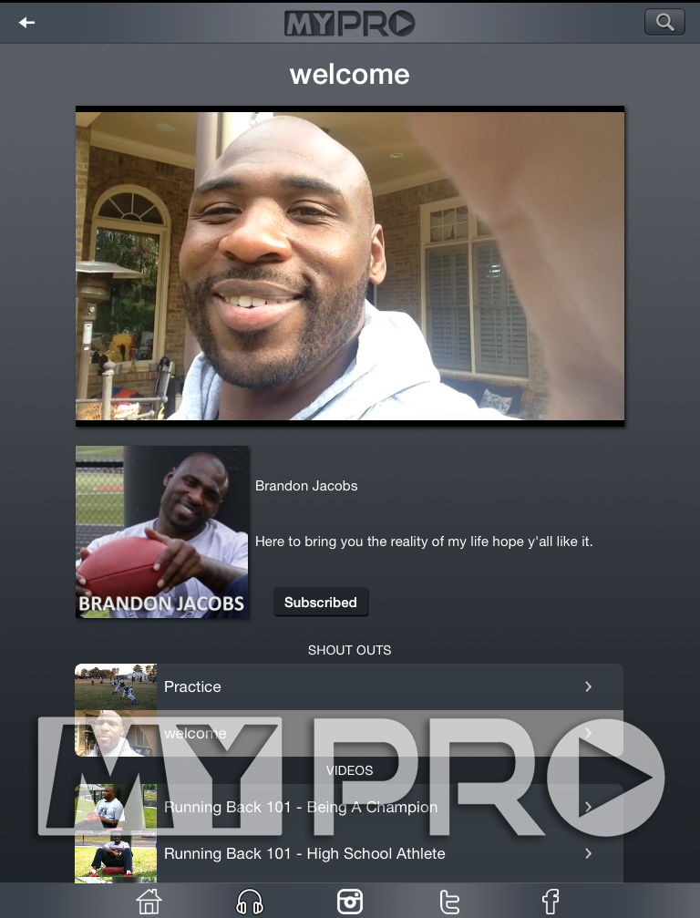 MyProPlay's tweet photo. @gatorboyrb Subscribe to Brandon Jacob's Shout Outs. Find out what this former Super Bowl running back is grilling... http://t.co/jNz6bNky8z