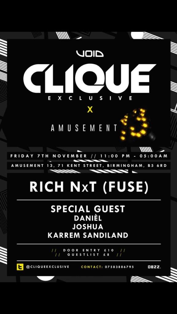 CliqueExclusive's tweet photo. @CliqueExclusive tonight with @richnxt and residents @Amusement13 http://t.co/RDDymq9T16
