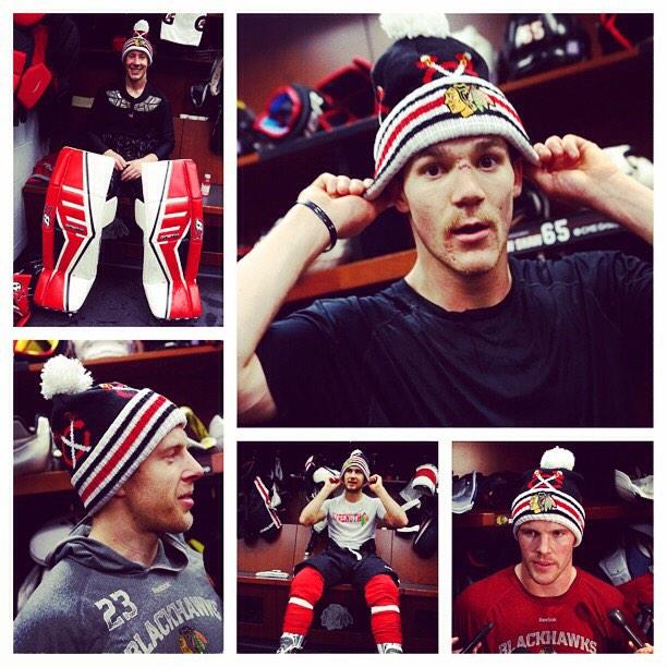 chicago blackhawks winter classic beanie