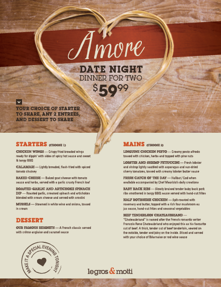 We are launching a fabulous promotion tonight. #DateNight