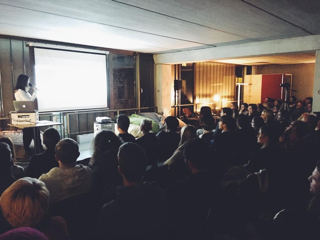 Tanja from <a href="/StruktStudio/">Strukt</a> talking about their project “Long Distance Art”. #thham