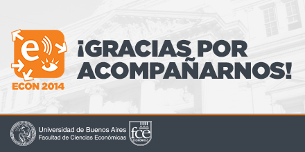 UBAeconomicas's tweet photo. 15 mil asistentes, 35 universidades, 23 países en 205 actividades. ¡Hasta el año que viene! #ECON2014 http://t.co/2jvsIjbuvJ