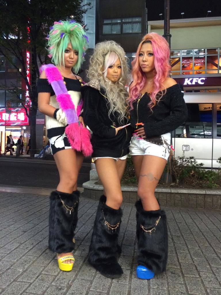 ファーレッグウォーマー ギャル