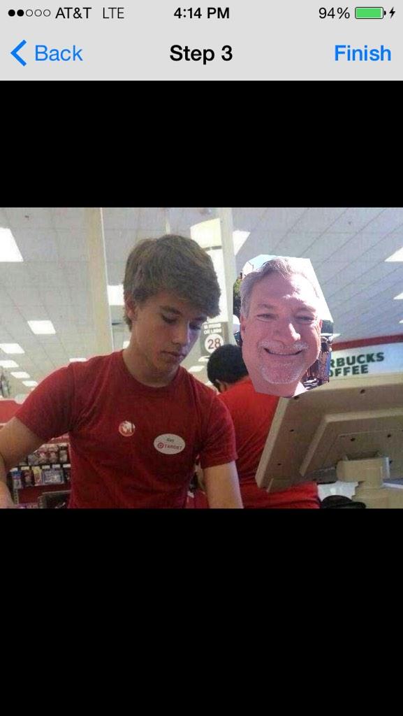 Here's the picture of #alexfromtarget before I got edited out #bff @acl163