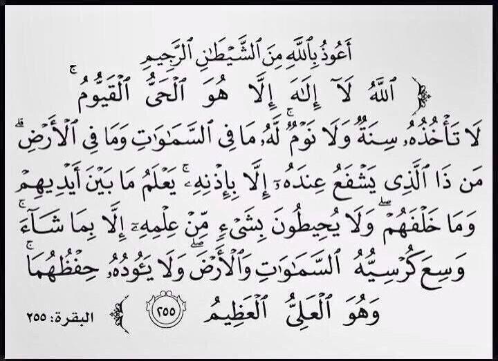 "رتويت قبل نومك":

قال ﷺ «من قرأ آية الكرسي في ليلة لم يزل عليه من الله حافظ ولا يقربه شيطان حتى يصبح» رواه البخاري