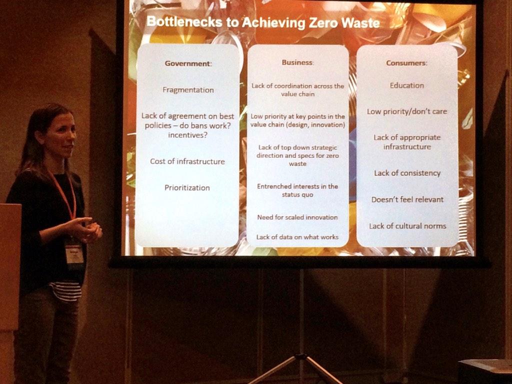 RobRhorer's tweet image. Which of these barriers to zero waste could you help solve? Big issues need lots of little solutions! @GT_CBSS #NI14