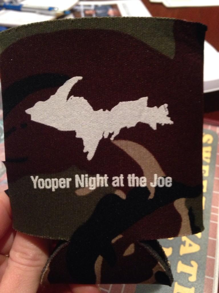 LSSUAlumni's tweet photo. #yoopernight at the Joe #FreebieFriday for #LSSU #nmualumni #mtualumni http://t.co/reEB2gQyUg
