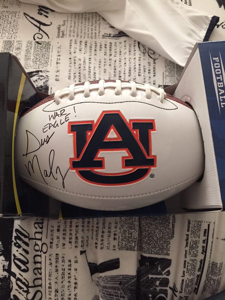 Happy birthday to me!!! From Gus Malzahn!! 