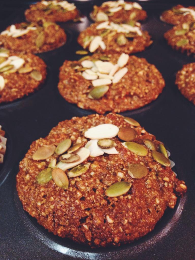 hellojlo's tweet photo. @nomnompaleo Ta-da! My attempt to make your Paleo Pumpkin &amp; Carrot Muffins! #paleo #baking http://t.co/N3hQe4S2wD