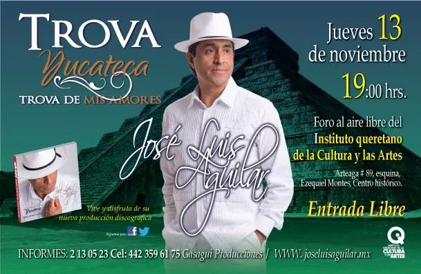 egunariz's tweet photo. Trova yucateca el 13 d nov entrada libre con el @ElPintorMusical en el Instituto Queretano de la Cultura y las Artes http://t.co/AXNKpxnhwe