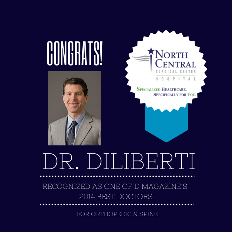NorthCentralSC's tweet photo. Dr. Diliberti was named one of @NorthCentralSC's Best Doctors in Dallas @DMagazine! #BestOfD http://t.co/Fm11LUxIA3 http://t.co/p8EBJzG0Os