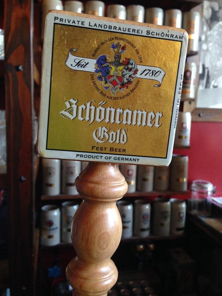 ProstWest's tweet photo. Pouring Schönramer Gold for the first time! This light, hoppy Märzen bier is easy drinking and delicious #germanbier http://t.co/HOJmsNCAh1