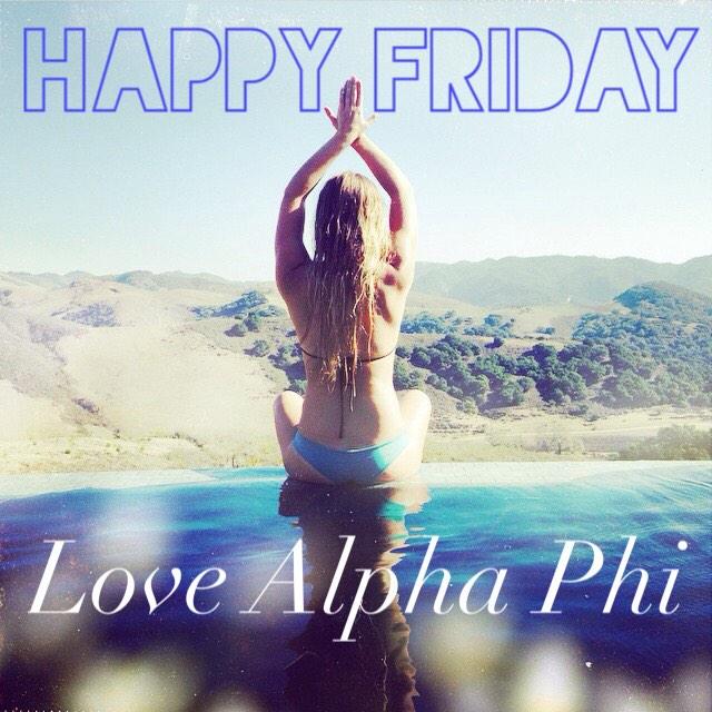 CalPolyAlphaPhi's tweet image. Happy Friday from Alpha Phi! We can't wait for our exchange with @polychops tonight ♡
