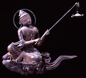 京都・平等院/雲中供養菩薩像(1053年)】鳳凰堂中堂母屋内側に並べられ