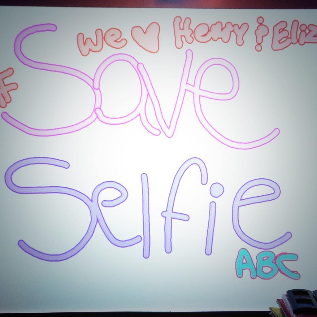 bringselfieback's tweet photo. #saveSelfie @EmilyKapnek @The_Doolio @karengillan @JohnTheCho @ABCNetwork http://t.co/LyUl9EM50J