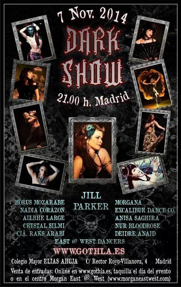 OrienTribal's tweet photo. #Gothla 2014 todo un éxito: Jill Parker, @horusfusion, todos los bailarines increíbles y la gran anfitriona Morgana http://t.co/d7QDZxj9ut