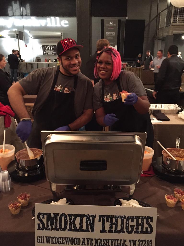 Ready for #TasteofNash14 come see the offering from <a href="/SmokinThighs/">Smokin Thighs</a>