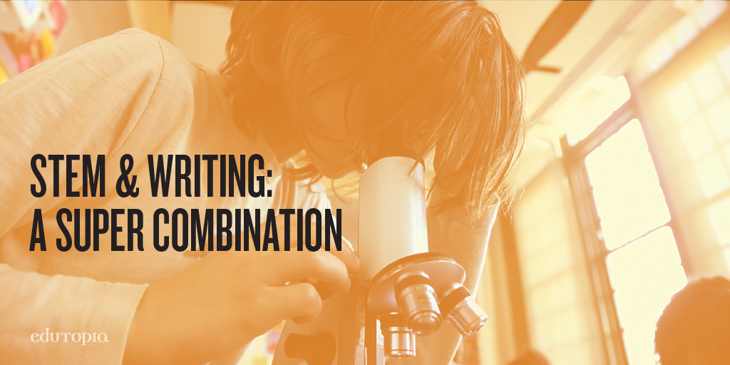 edutopia's tweet photo. STEM + Writing = Awesomesauce: http://t.co/dAe56mdiAX. #engchat #STEM http://t.co/3S3yVjmoRD