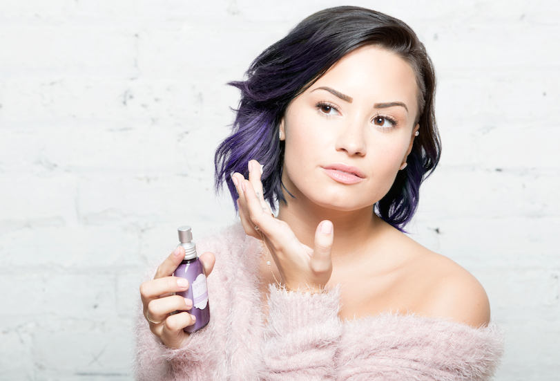 ddlovato's tweet photo. It’s here!!!!!! Check out my new skin care line @devonnebydemi at http://t.co/z8glh7eDxL !!!!! 😊😊 http://t.co/2ErSK1CivP