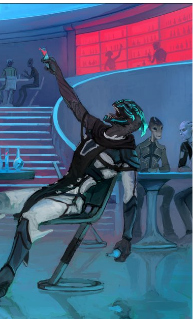 *tosses the empty bottle shooting it with his pistol* HAHAHA!!! *pulls out another beer drinking it down*