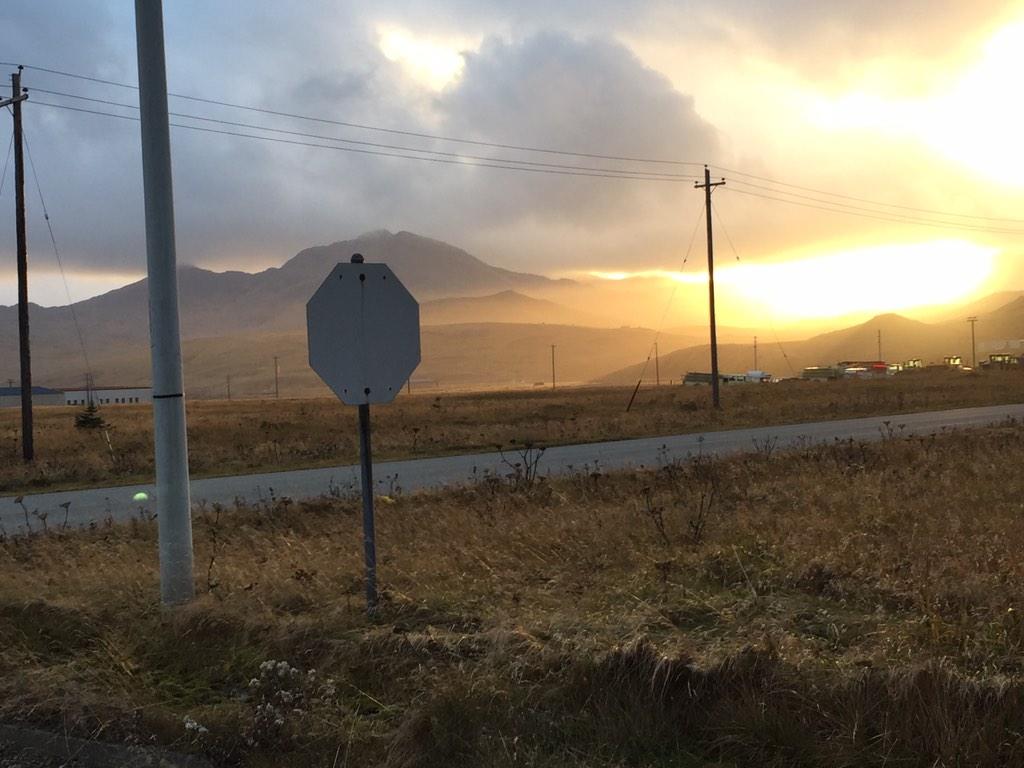 jimmydahl24's tweet image. Sunset in a ghost town #adak #nofilter #rollingstop