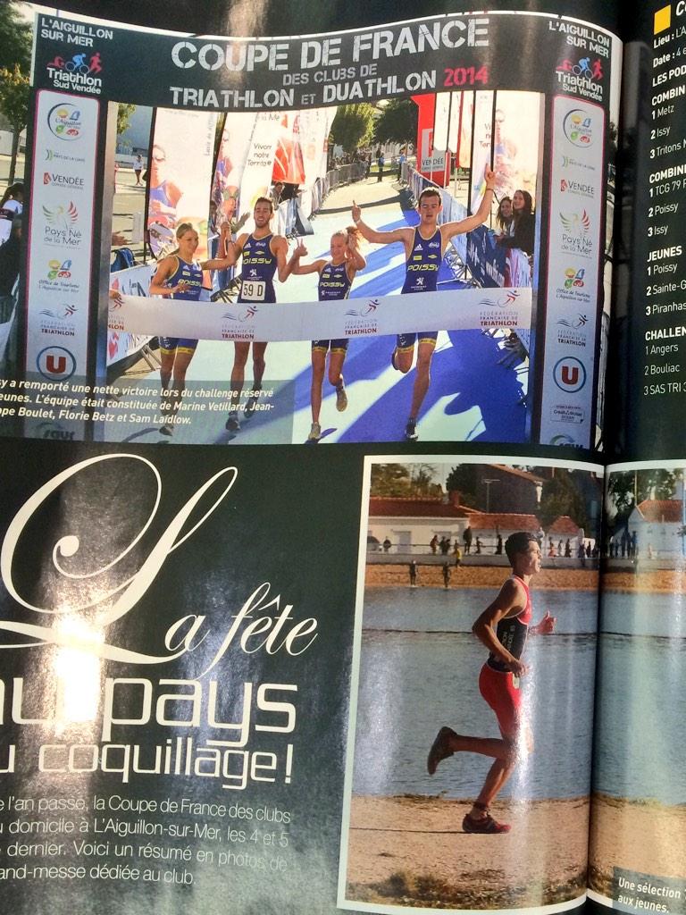 trisudvendee's tweet photo. C'est dans le dernier @Twiathlete ! Sujet sur le @trisudvendee cc @FFTRI #TSV2014 http://t.co/SIdXP5UuWs