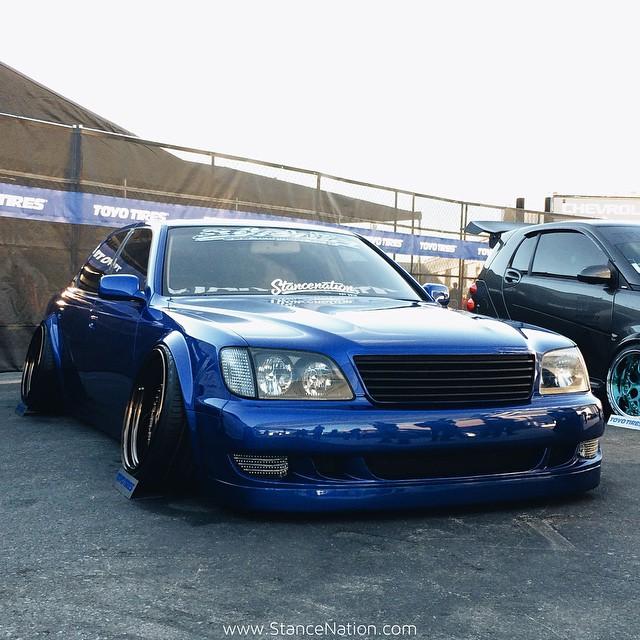 gulfcars's tweet photo. Stop by the @toyotires #treadpass at #sema2014 and check out our #stancenationLS400! http://t.co/tFectXw0v6 http://t.co/6aeg38pt4w